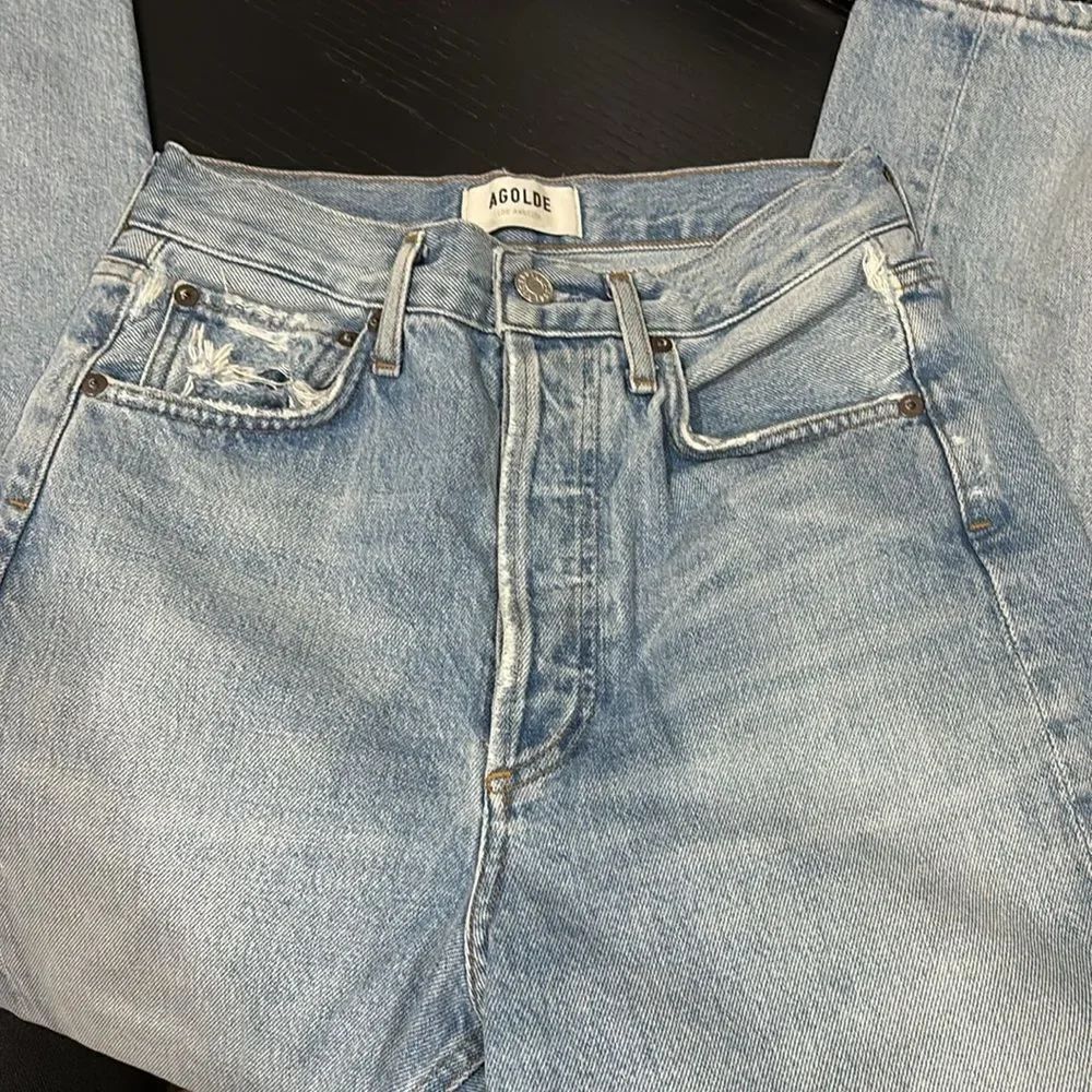 Agolde Light Blue Denim Jeans 90s